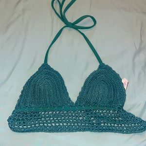 Crochet swimsuit top